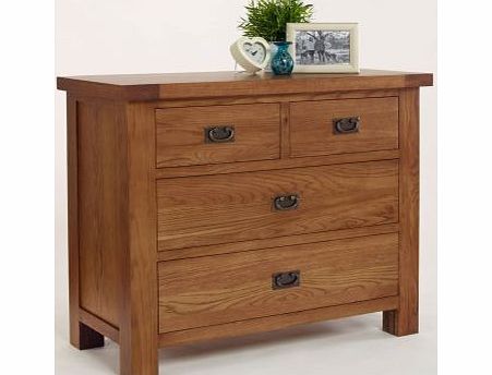 Brooklyn Rustic Oak 2+2 Drawer Chest