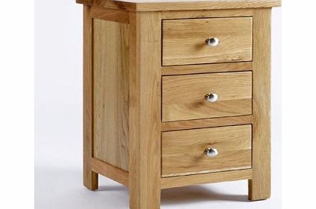 Ametis Lansdown Oak Bedside Cabinet