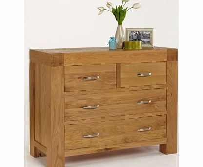 Santana Blonde Oak 2+2 Drawer Chest