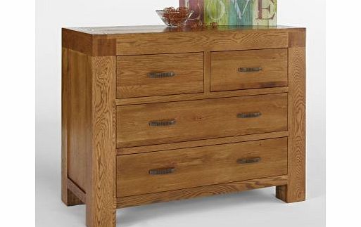 Ametis Santana Rustic Oak 2 2 Drawer Chest