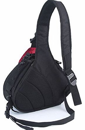 Amonfineshop TM) Waterproof DSLR Camera Shoulder Carry Case Bag for Canon EOS Nikon Sony Olympus