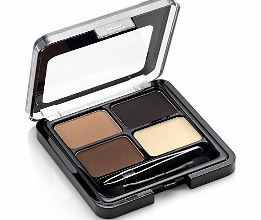 AMOS Eyebrow High Eye Brow Powder Palette Make Up Makeup Kit Wax Highlighter Tweezers Shaper Shaping Brush Grooming Beauty Cosmetic Compact Set