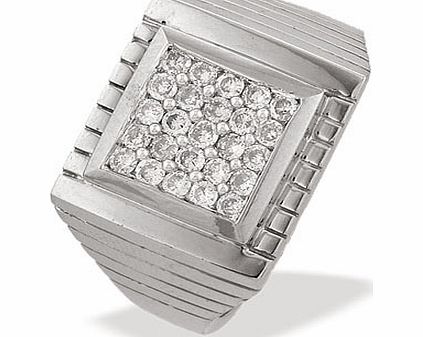 White Gold Diamond Ring (091)