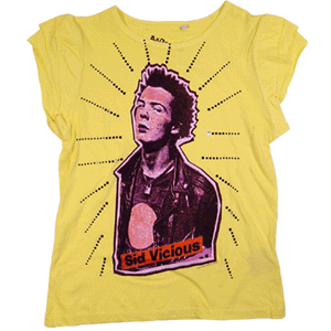 Sid Vicious Yellow Tee