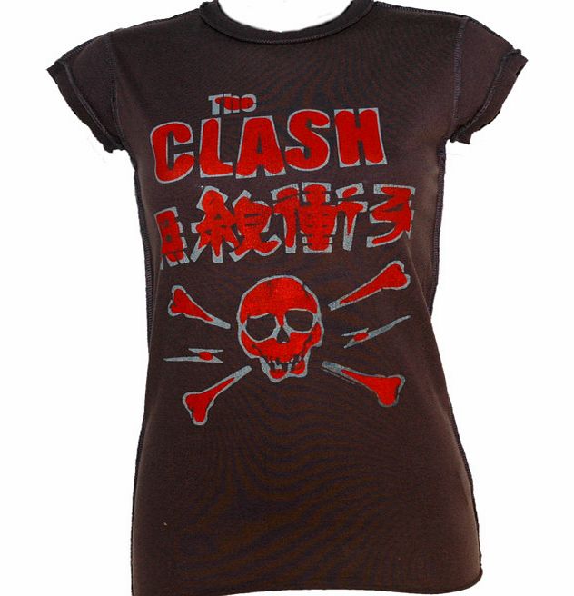 Ladies Clash Skull T-Shirt from Amplified Vintage