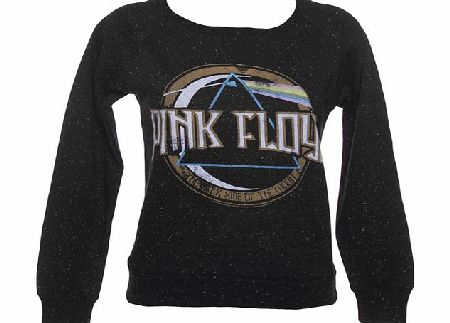 Ladies Speckled Black Marl Pink Floyd On The Run