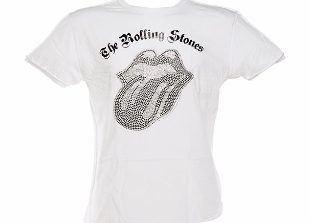 Mens Diamante Rolling Stones Black and