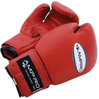 ampro Fighter Sparring Glove Red 12oz