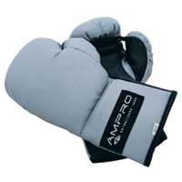 ampro Junior Glove Black/Sliver 8oz