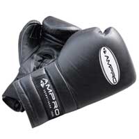 Luxor Pro Spar Velcro and Lace Sparring Glove Black 12oz