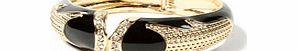 Park Ave black and gold-tone cuff