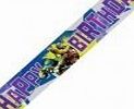 Amscan Teenage Mutant Ninja Turtles Happy Birthday Foil Banner