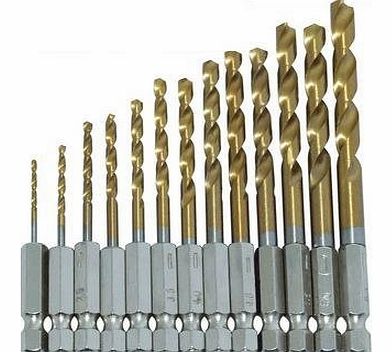 Amtech Am-Tech 1/4-inch Titanium Coated HSS Drill Set