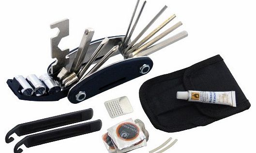 Amtech Bike Tool Kit Plus Punture Repair Kit