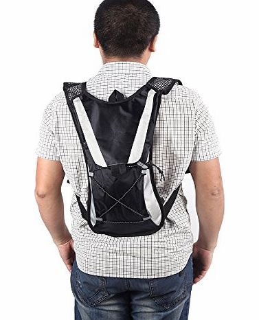 Andoer 2L Outdoor Sports Hiking Camping Cycling Bicycle Bike MTB Road Hydration Backpack Rucksack Bag (Black)