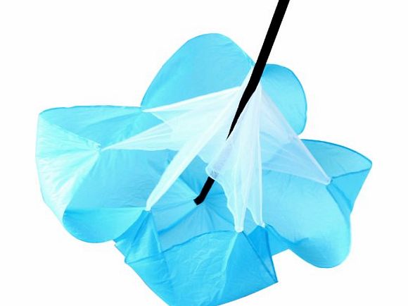 Andoer 56`` Polyester Speed Resistance Training Parachute Running Chute Soccer Football Training Blue