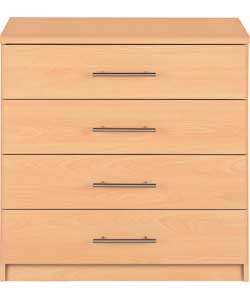 4 Drawer Chest - Beech