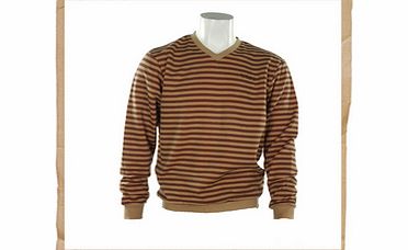 Albatross V Neck Knit Biscuit
