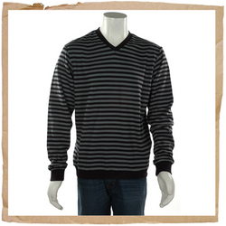 Albatross V Neck Knit Black