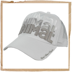 Animal Batty Trucca Cap White