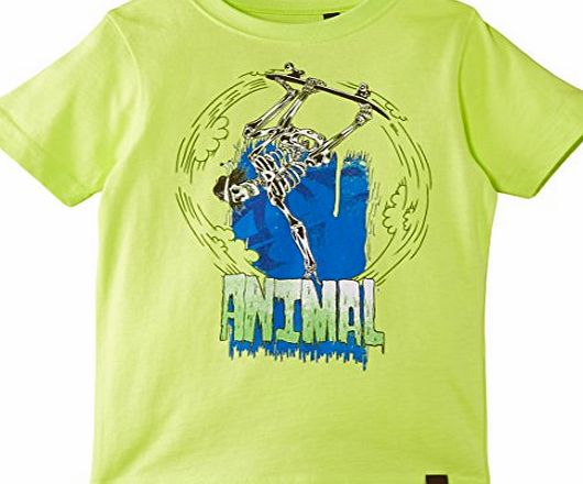 Animal Boys Hantoon T-Shirt, Green (Lime), 13-14 Years (Manufacturer Size:Large)