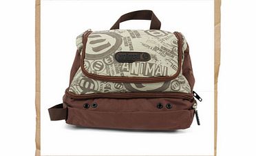 Dodge Wash Bag Slate Brown