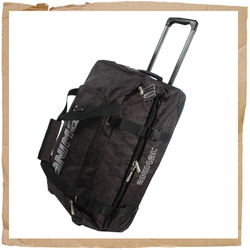 Animal Eagle Split Wheeled Bag Black