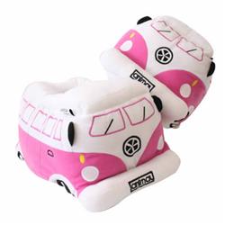 animal Girls Camper Van Slipper - Phiox Pink