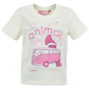 Girls Animal Dabbs Crew Printed T-Shirt. Papyrus