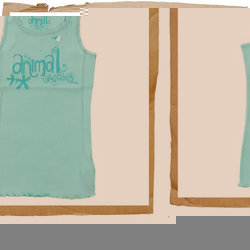 Animal Gobo Vest Baby Blue