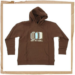 Harlem Jnr Hoody Slate Brown