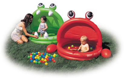 Animal Kiddie Pool with 50 Game Balls