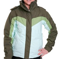 animal Ladies Dorris Snow Jacket - Eggshell Blue