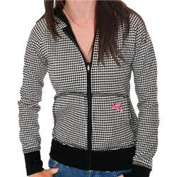 Ladies Juananga Revers Zip Hoody - Black