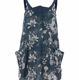 Ladies Animal Luciana Woven Dress. Legion Blue
