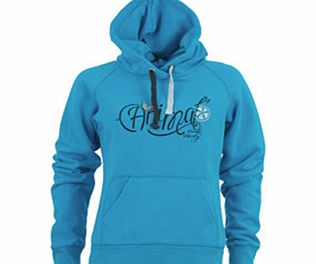 Ladies Animal Rafferty Raglan Hoody. Horizon Blue