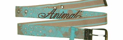 Ladies Animal Twist Belt. Natural