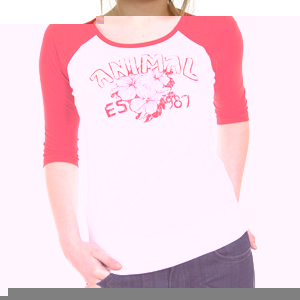 Animal Ladies Martel Half sleeve tee - Lollipop