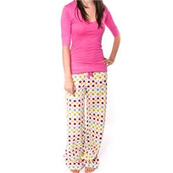 Ladies Wizard PJ Set - Phiox Pink