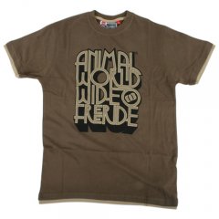 Mens Animal Bighorn Ss Tee Dark Earth