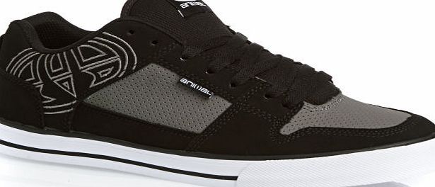 Animal Mens Animal Ellis Logo Skate Shoes - Black