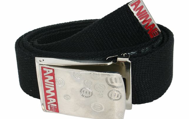 Animal Mens Animal Frontier Web Belt 002 Black