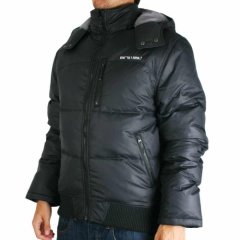 Mens Animal Heggle Puffer Jacket Black