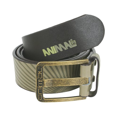 Animal Mens Animal Ripper Embossed PU Belt 538 Grape Leaf