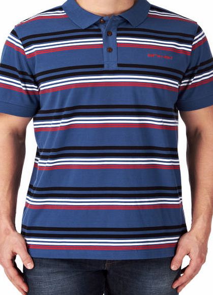 Animal Mens Animal Romey Polo Shirt - French Navy