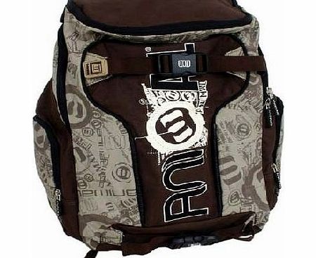 Animal Mens Animal Vapour Backpack 914 Slate Brown