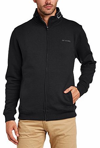 Mens Larmans Long Sleeve Sweatshirt, Black, Large