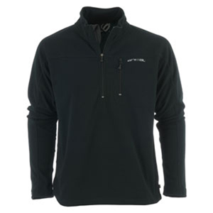 Animal Mens Mens Animal Danube 1/4 Zip Fleece. Black