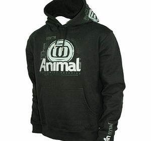 Animal Mens Mens Animal Hawker Hoody. Raven