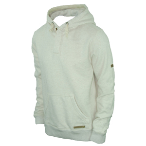 Animal Mens Mens Animal Hemo Delux Hoody. Ecru Marl